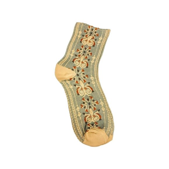 3 Pairs Women's/Teen Stretch Socks Nordic Design Warm Soft Casual Sports C34 - Picture 3 of 4